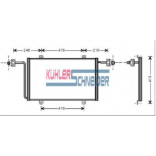 0924601 KUHLER SCHNEIDER Конденсатор, кондиционер