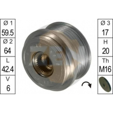 ZN5454 ERA Механизм свободного хода генератора