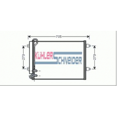 1320171 KUHLER SCHNEIDER Конденсатор, кондиционер