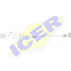 610256 E C ICER Сигнализатор, износ тормозных колодок