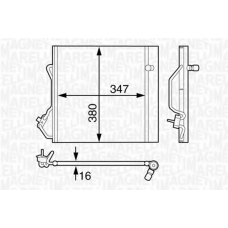 350203629000 MAGNETI MARELLI Конденсатор, кондиционер