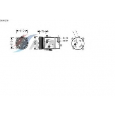 OLAK276 AVA Компрессор, кондиционер