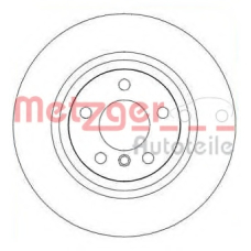 23-1261C METZGER Тормозной диск
