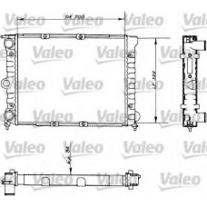 730485 VALEO Радиатор, охлаждение двигателя