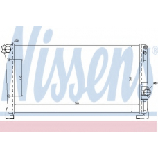 61896 NISSENS Радиатор, охлаждение двигателя