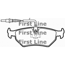 FBP3134 FIRST LINE Комплект тормозных колодок, дисковый тормоз