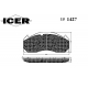 151427 ICER Комплект тормозных колодок, дисковый тормоз