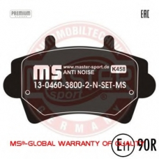 13046038002N-SET-MS MASTER-SPORT Комплект тормозных колодок, дисковый тормоз