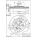 BS 7958 BRECO Тормозной диск