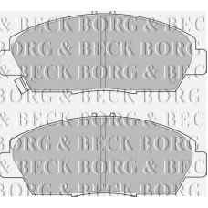 BBP1398 BORG & BECK Комплект тормозных колодок, дисковый тормоз