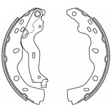 BSA2126.00 OPEN PARTS Комплект тормозных колодок