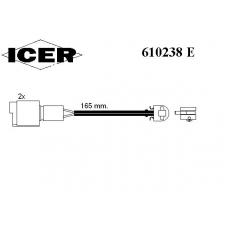 610238 E ICER Сигнализатор, износ тормозных колодок
