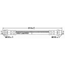 FBH6723 FIRST LINE Тормозной шланг
