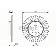 0 986 479 725 BOSCH Тормозной диск