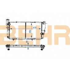 2110318 BEHR Radiator