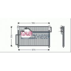 0220501 KUHLER SCHNEIDER Конденсатор, кондиционер