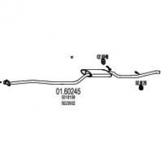 01.60245 MTS Глушитель выхлопных газов конечный