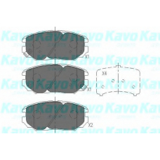 KBP-3020 KAVO PARTS Комплект тормозных колодок, дисковый тормоз