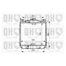QER2576 QUINTON HAZELL Радиатор, охлаждение двигателя