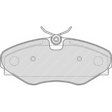 FSL4176 FERODO Комплект тормозных колодок, дисковый тормоз