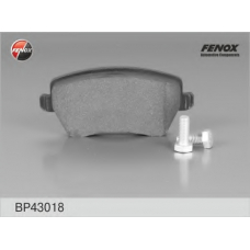 BP43018 FENOX Комплект тормозных колодок, дисковый тормоз