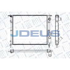 RA0230291 JDEUS Радиатор, охлаждение двигателя