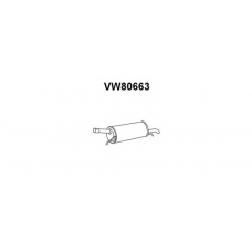 VW80663 VENEPORTE Глушитель выхлопных газов конечный