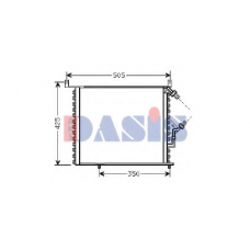 121920N AKS DASIS Конденсатор, кондиционер