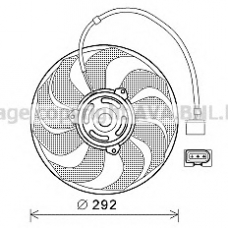 VW7533 AVA Вентилятор, охлаждение двигателя