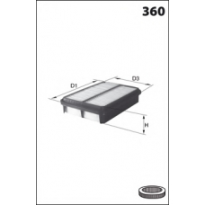 LFAF440 LUCAS FILTERS Воздушный фильтр