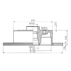 BDC3681 QUINTON HAZELL Тормозной диск