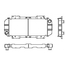 RA0120330 J. DEUS Радиатор, охлаждение двигателя