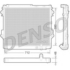 DRM50075 DENSO Радиатор, охлаждение двигателя