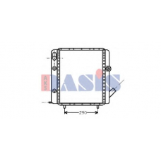 180570N AKS DASIS Радиатор, охлаждение двигателя