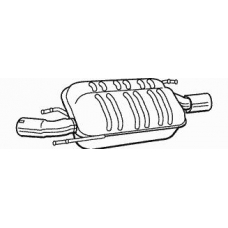 22645 WALKER Глушитель выхлопных газов конечный