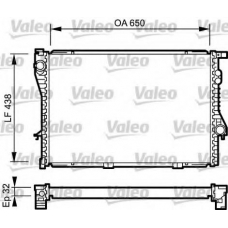 731766 VALEO Радиатор, охлаждение двигателя