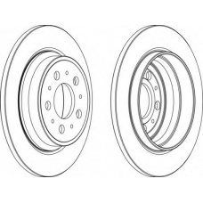 DDF1079-1 FERODO Тормозной диск