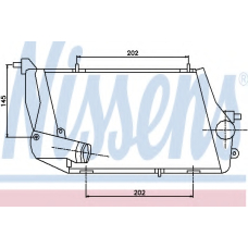 96674 NISSENS Интеркулер