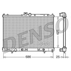 DRM45027 DENSO Радиатор, охлаждение двигателя