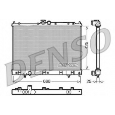 DRM45028 DENSO Радиатор, охлаждение двигателя