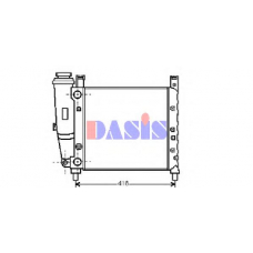 080350N AKS DASIS Радиатор, охлаждение двигателя