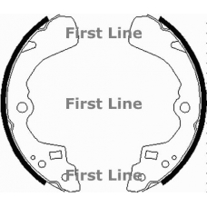 FBS553 FIRST LINE Комплект тормозных колодок