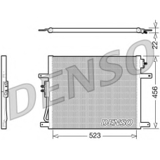 DCN06008 DENSO Конденсатор, кондиционер