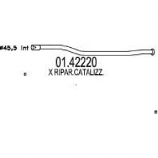 01.42220 MTS Труба выхлопного газа