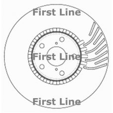 FBD1587 FIRST LINE Тормозной диск