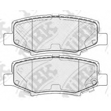 PN0497 NiBK Комплект тормозных колодок, дисковый тормоз