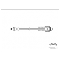 19018682 CORTECO Тормозной шланг