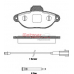 0414.21 METZGER Комплект тормозных колодок, дисковый тормоз