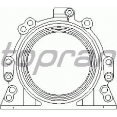 105 753 TOPRAN Уплотняющее кольцо, коленчатый вал