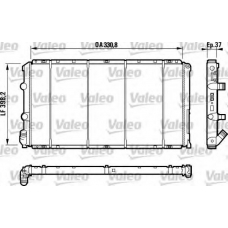 732050 VALEO Радиатор, охлаждение двигателя